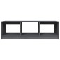 Couchtisch Grau 110x50x34 cm Massivholz Kiefer Couchtisch Grau 110x50x34 cm Massivholz Kiefer
