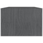 Couchtisch Grau 110x50x34 cm Massivholz Kiefer Couchtisch Grau 110x50x34 cm Massivholz Kiefer