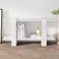 Bücherregal Hochglanz-Weiß 100x30x51 cm Holzwerkstoff Bücherregal Hochglanz-Weiß 100x30x51 cm Holzwerkstoff