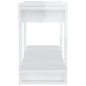 Bücherregal Hochglanz-Weiß 100x30x51 cm Holzwerkstoff Bücherregal Hochglanz-Weiß 100x30x51 cm Holzwerkstoff