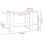 Bücherregal Hochglanz-Weiß 100x30x51 cm Holzwerkstoff Bücherregal Hochglanz-Weiß 100x30x51 cm Holzwerkstoff