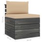vidaXL 6-tlg. Garten-Sofagarnitur aus Paletten mit Kissen Kiefernholz vidaXL 6-tlg. Garten-Sofagarnitur aus Paletten mit Kissen Kiefernholz