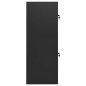 Sattelschrank Anthrazit 53x53x140 cm Stahl Sattelschrank Anthrazit 53x53x140 cm Stahl