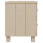 vidaXL Nachttisch HAMAR Honigbraun 40x35x44,5 cm Massivholz Kiefer vidaXL Nachttisch HAMAR Honigbraun 40x35x44,5 cm Massivholz Kiefer