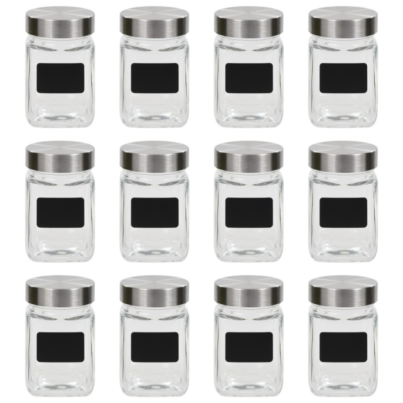 Vorratsgläser mit Aufkleber 12 Stk. 300 ml Vorratsgläser mit Aufkleber 12 Stk. 300 ml