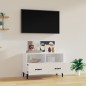 TV-Schrank Hochglanz-Weiß 80x36x50 cm Holzwerkstoff TV-Schrank Hochglanz-Weiß 80x36x50 cm Holzwerkstoff