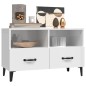 TV-Schrank Hochglanz-Weiß 80x36x50 cm Holzwerkstoff TV-Schrank Hochglanz-Weiß 80x36x50 cm Holzwerkstoff