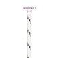 Bootsseil Geflochten Weiß 10 mmx25 m Polyester Bootsseil Geflochten Weiß 10 mmx25 m Polyester