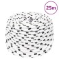 Bootsseil Geflochten Weiß 10 mmx25 m Polyester Bootsseil Geflochten Weiß 10 mmx25 m Polyester