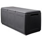 vidaXL Garten Aufbewahrungsbox 138x53x57 cm 330 L Dunkelgrau Schwarz vidaXL Garten Aufbewahrungsbox 138x53x57 cm 330 L Dunkelgrau Schwarz