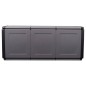 vidaXL Garten Aufbewahrungsbox 138x53x57 cm 330 L Dunkelgrau Schwarz vidaXL Garten Aufbewahrungsbox 138x53x57 cm 330 L Dunkelgrau Schwarz