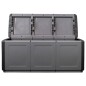 vidaXL Garten Aufbewahrungsbox 138x53x57 cm 330 L Dunkelgrau Schwarz vidaXL Garten Aufbewahrungsbox 138x53x57 cm 330 L Dunkelgrau Schwarz