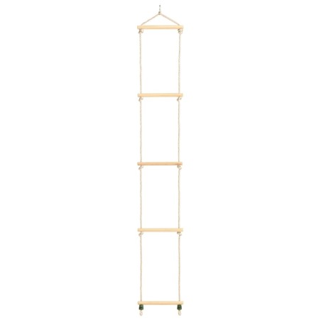 Kinder-Strickleiter Massivholz und PE 30x168 cm