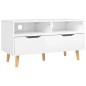 vidaXL TV-Schrank Hochglanz-Weiß 90x40x48,5 cm Holzwerkstoff vidaXL TV-Schrank Hochglanz-Weiß 90x40x48,5 cm Holzwerkstoff