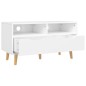 vidaXL TV-Schrank Hochglanz-Weiß 90x40x48,5 cm Holzwerkstoff vidaXL TV-Schrank Hochglanz-Weiß 90x40x48,5 cm Holzwerkstoff