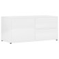 TV-Schrank Hochglanz-Weiß 80x34x36 cm Holzwerkstoff TV-Schrank Hochglanz-Weiß 80x34x36 cm Holzwerkstoff