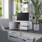 TV-Schrank Hochglanz-Weiß 80x34x36 cm Holzwerkstoff TV-Schrank Hochglanz-Weiß 80x34x36 cm Holzwerkstoff