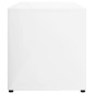 TV-Schrank Hochglanz-Weiß 80x34x36 cm Holzwerkstoff TV-Schrank Hochglanz-Weiß 80x34x36 cm Holzwerkstoff