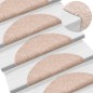 15 Stk. Selbstklebende Treppenmatten Nadelvlies 56x17x3cm Braun 15 Stk. Selbstklebende Treppenmatten Nadelvlies 56x17x3cm Braun