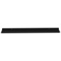 Wandregale 2 Stk. Schwarz 100x9x3 cm Wandregale 2 Stk. Schwarz 100x9x3 cm