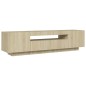 vidaXL TV-Schrank mit LED-Leuchten Sonoma-Eiche 160x35x40 cm vidaXL TV-Schrank mit LED-Leuchten Sonoma-Eiche 160x35x40 cm