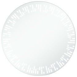 vidaXL Badezimmerspiegel mit LED 80 cm