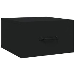 vidaXL Wand-Nachttisch Schwarz 35x35x20 cm 