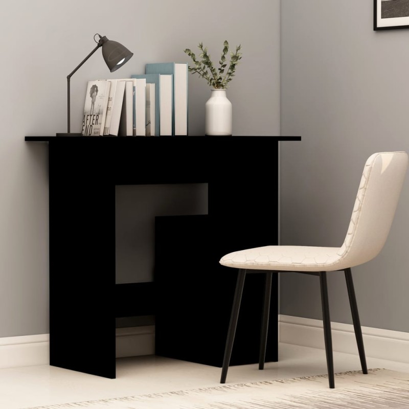 Schreibtisch Schwarz 80x45x74 cm Holzwerkstoff Schreibtisch Schwarz 80x45x74 cm Holzwerkstoff