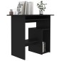Schreibtisch Schwarz 80x45x74 cm Holzwerkstoff Schreibtisch Schwarz 80x45x74 cm Holzwerkstoff