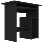 Schreibtisch Schwarz 80x45x74 cm Holzwerkstoff Schreibtisch Schwarz 80x45x74 cm Holzwerkstoff