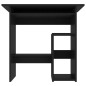 Schreibtisch Schwarz 80x45x74 cm Holzwerkstoff Schreibtisch Schwarz 80x45x74 cm Holzwerkstoff