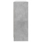 Sideboard Betongrau 91x28x75 cm Holzwerkstoff