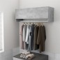 Kleiderschrank Betongrau 100x32,5x35 cm Holzwerkstoff Kleiderschrank Betongrau 100x32,5x35 cm Holzwerkstoff