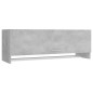Kleiderschrank Betongrau 100x32,5x35 cm Holzwerkstoff Kleiderschrank Betongrau 100x32,5x35 cm Holzwerkstoff