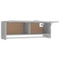 Kleiderschrank Betongrau 100x32,5x35 cm Holzwerkstoff Kleiderschrank Betongrau 100x32,5x35 cm Holzwerkstoff