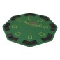 8-Spieler Poker Tischauflage Faltbar 4-fach Achteckig Grün 8-Spieler Poker Tischauflage Faltbar 4-fach Achteckig Grün