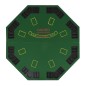 8-Spieler Poker Tischauflage Faltbar 4-fach Achteckig Grün 8-Spieler Poker Tischauflage Faltbar 4-fach Achteckig Grün