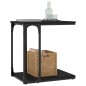 Beistelltisch Schwarz 50x35x52 cm Holzwerkstoff Beistelltisch Schwarz 50x35x52 cm Holzwerkstoff