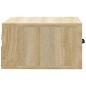 Wand-Nachttische 2 Stk. Sonoma-Eiche 35x35x20 cm