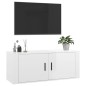 TV-Wandschrank Hochglanz-Weiß 100x34,5x40 cm TV-Wandschrank Hochglanz-Weiß 100x34,5x40 cm