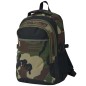 Schulrucksack 40 L Schwarz und Tarnfarbe Schulrucksack 40 L Schwarz und Tarnfarbe