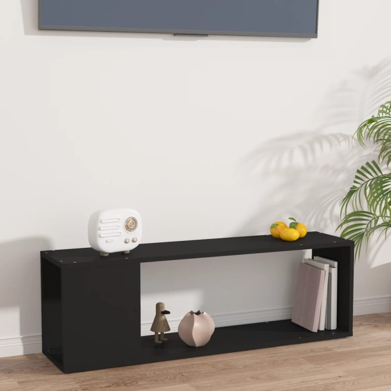 TV-Schrank Schwarz 100x24x32 cm Holzwerkstoff TV-Schrank Schwarz 100x24x32 cm Holzwerkstoff