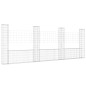 vidaXL Gabionenkorb U-Form mit 4 Säulen Eisen 380x20x150 cm vidaXL Gabionenkorb U-Form mit 4 Säulen Eisen 380x20x150 cm