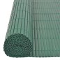 vidaXL Gartenzaun Doppelseitig PVC 90×500 cm Grün vidaXL Gartenzaun Doppelseitig PVC 90×500 cm Grün