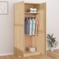 Kleiderschrank Sonoma-Eiche 90x52x200 cm Holzwerkstoff Kleiderschrank Sonoma-Eiche 90x52x200 cm Holzwerkstoff