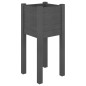 vidaXL Pflanzkübel 2 Stk. Grau 31x31x70 cm Massivholz Kiefer vidaXL Pflanzkübel 2 Stk. Grau 31x31x70 cm Massivholz Kiefer