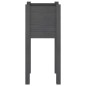 vidaXL Pflanzkübel 2 Stk. Grau 31x31x70 cm Massivholz Kiefer vidaXL Pflanzkübel 2 Stk. Grau 31x31x70 cm Massivholz Kiefer