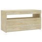 TV-Schrank mit LED-Leuchten Sonoma-Eiche 75x35x40 cm TV-Schrank mit LED-Leuchten Sonoma-Eiche 75x35x40 cm