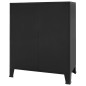 Schubladenschrank Metall Industrie-Stil 78 x 40 x 93 cm Schwarz Schubladenschrank Metall Industrie-Stil 78 x 40 x 93 cm Schwarz