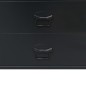 Schubladenschrank Metall Industrie-Stil 78 x 40 x 93 cm Schwarz Schubladenschrank Metall Industrie-Stil 78 x 40 x 93 cm Schwarz